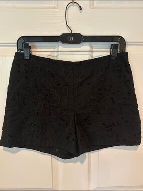 Theory Floral Cutout Women's Shorts